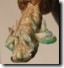 Cicada hangs up-side-down.