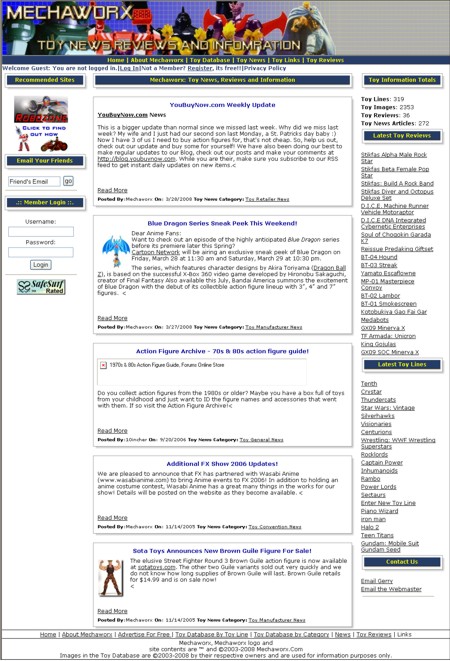 Mechaworx home page