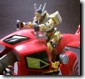 D.I.C.E. Motoraptor and Tak Figure Closeup. Click to Enlarge.