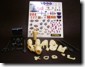 Stikfast Diver and Octopus accessories and sticker sheet. Click to enlarge.